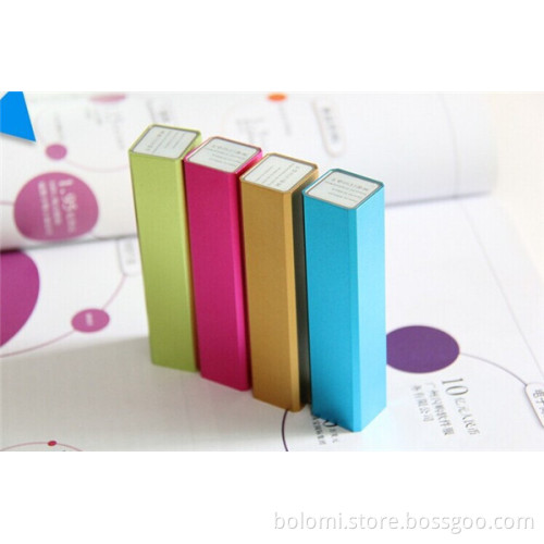 Mini portable 2600mah gift power bank with USB cable for promotion gift